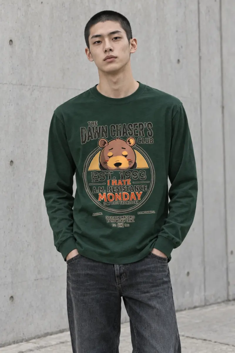"I Hate A.M." Unisex Longsleeve T-shirt