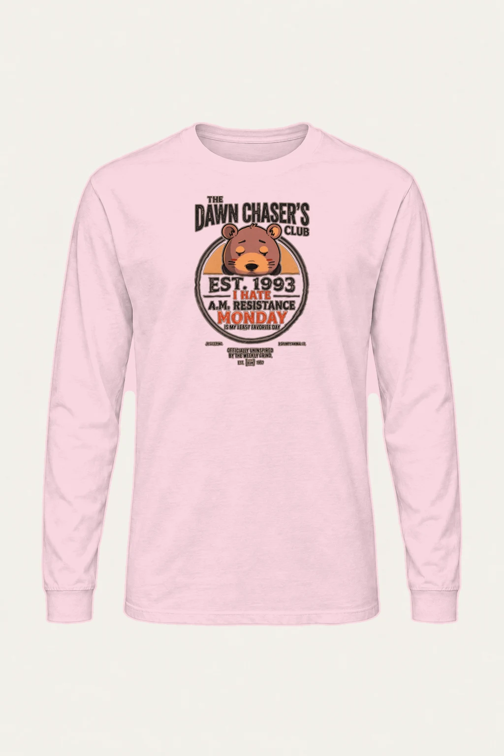 "I Hate A.M." Unisex Longsleeve T-shirt | Gildan 2400