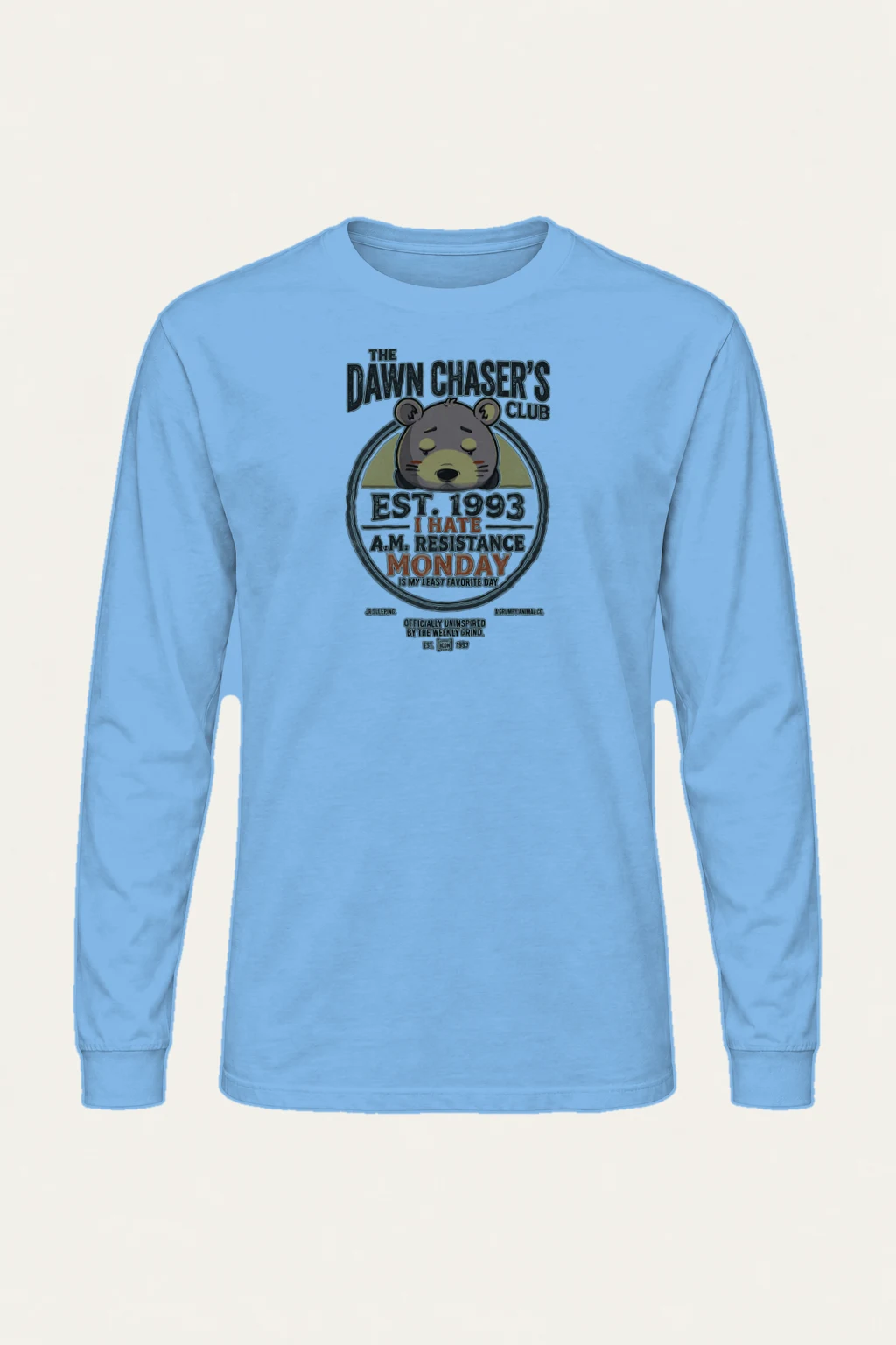 "I Hate A.M." Unisex Longsleeve T-shirt | Gildan 2400