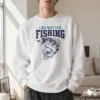 "I Just Want To Go Fishing" Heavy Blend Unisex Crewneck Sweatshirt | Gildan 18000