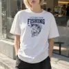 "I Just Want To Go Fishing" Heavyweight Unisex Crewneck T-shirt | Gildan 5000