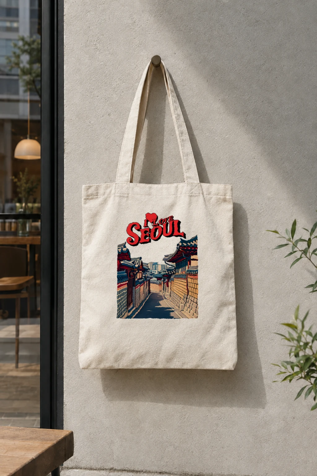 "I Love Seoul" Classic Cotton Tote Bag