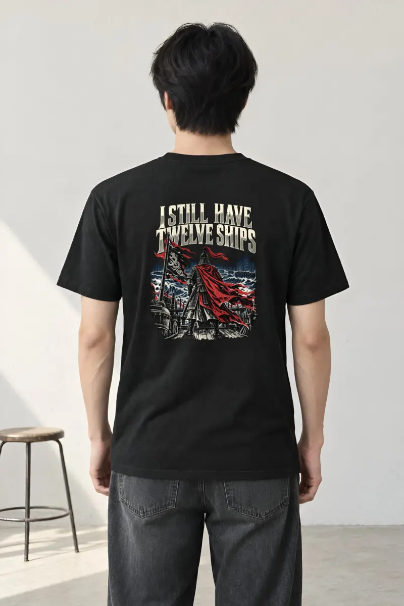 "I Still Have Twelve Ships · Admiral Yi Sun-sin 이순신" Heavyweight Unisex Crewneck T-shirt