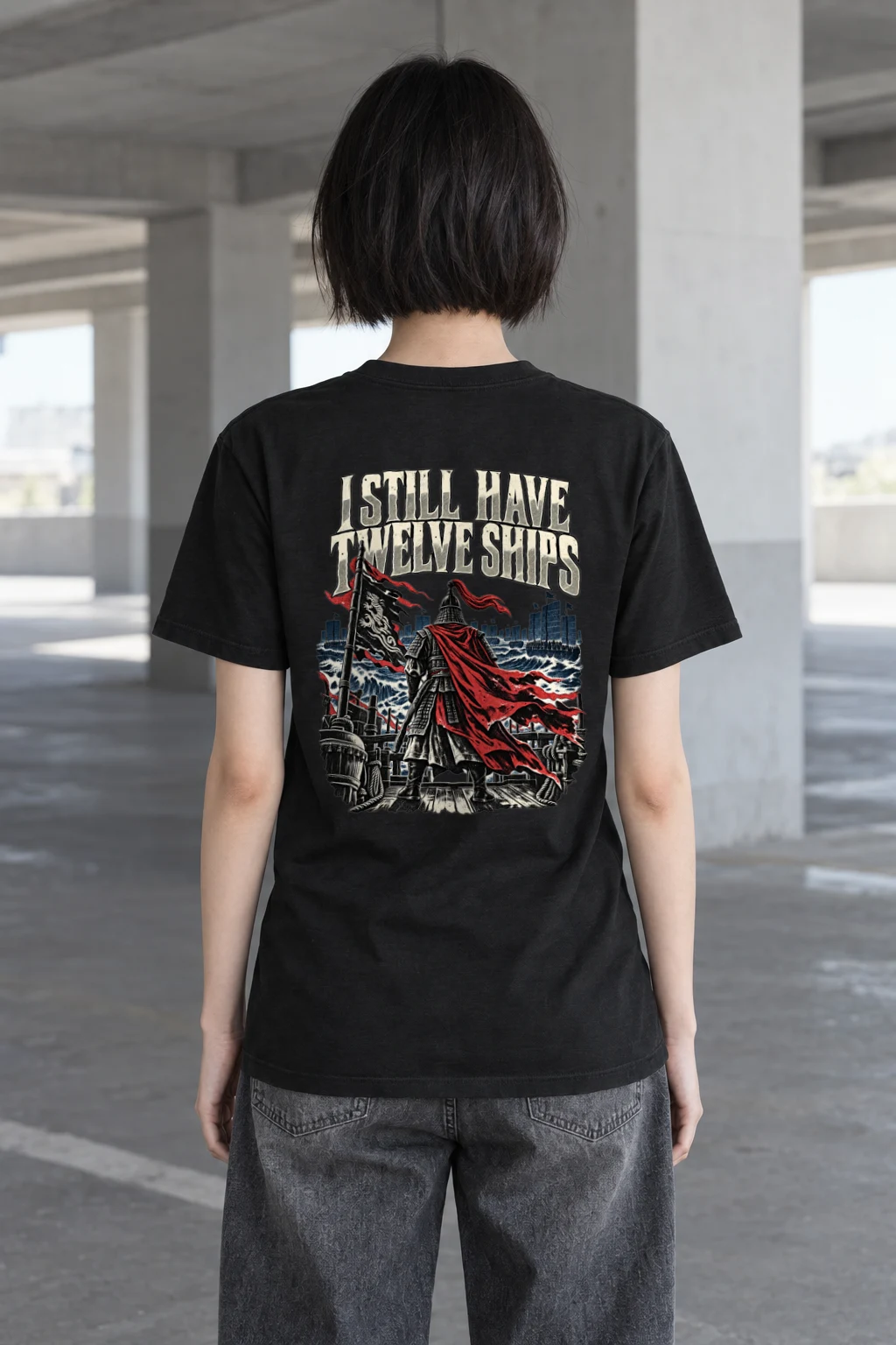 "I Still Have Twelve Ships" Heavyweight Unisex Crewneck T-shirt