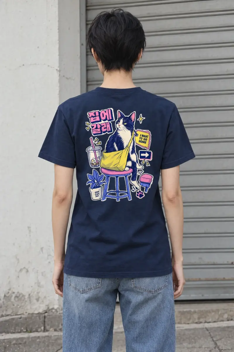 “I Want To Go Home” Heavyweight Unisex Crewneck T-shirt
