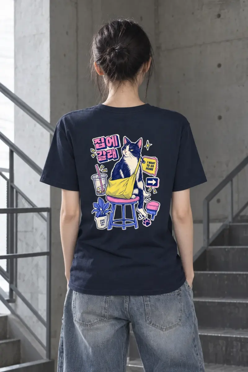 "I Want To Go Home" Heavyweight Unisex Crewneck T-shirt