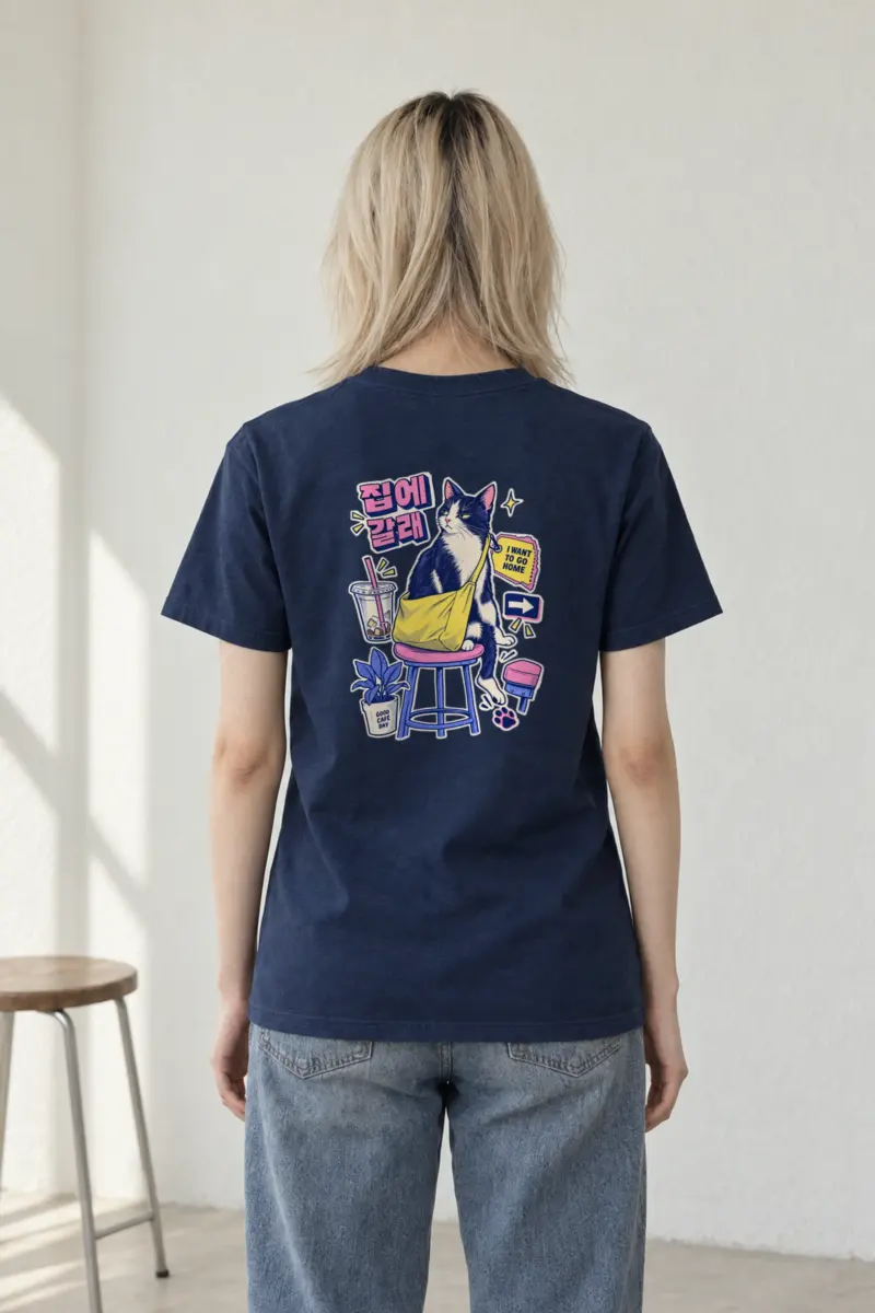"I Want To Go Home" Heavyweight Unisex Crewneck T-shirt
