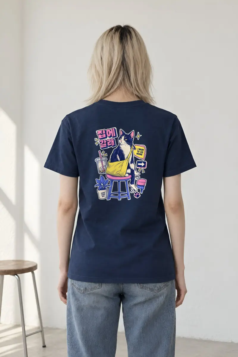 "I Want To Go Home" Heavyweight Unisex Crewneck T-shirt