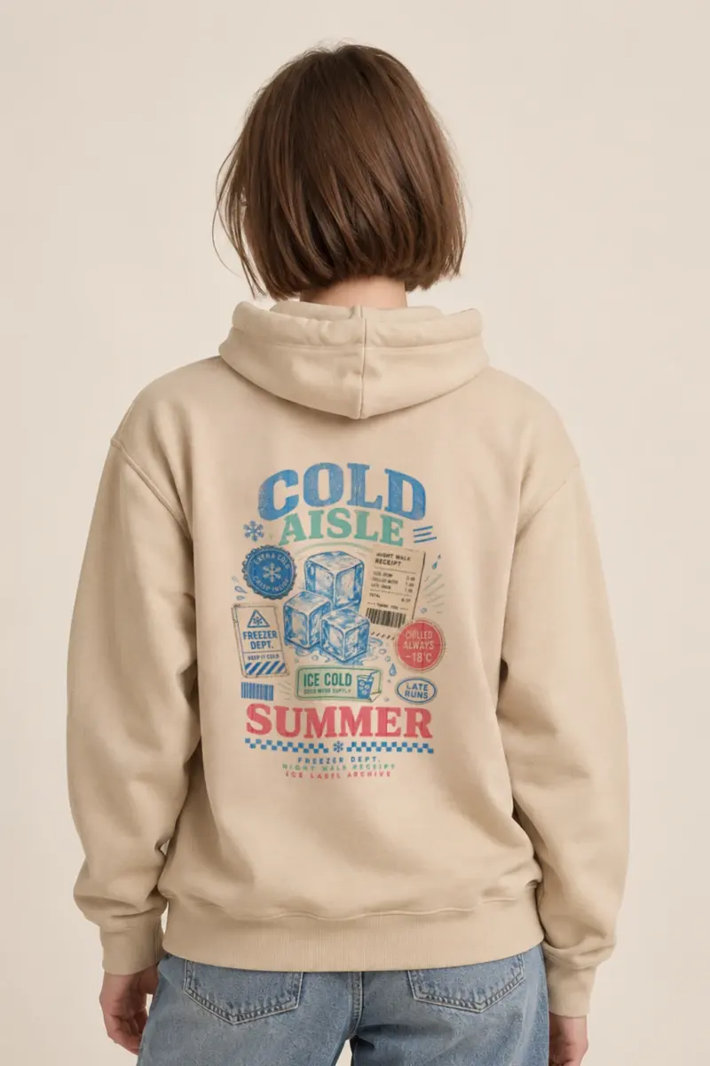 "Ice Label Crew" Heavy Blend Unisex Pullover Hoodie