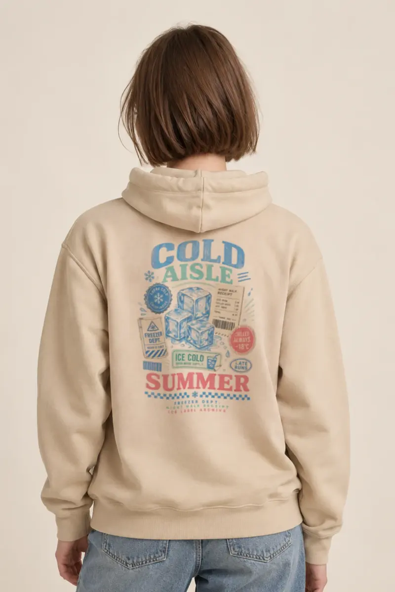 "Ice Label Crew" Heavy Blend Unisex Pullover Hoodie