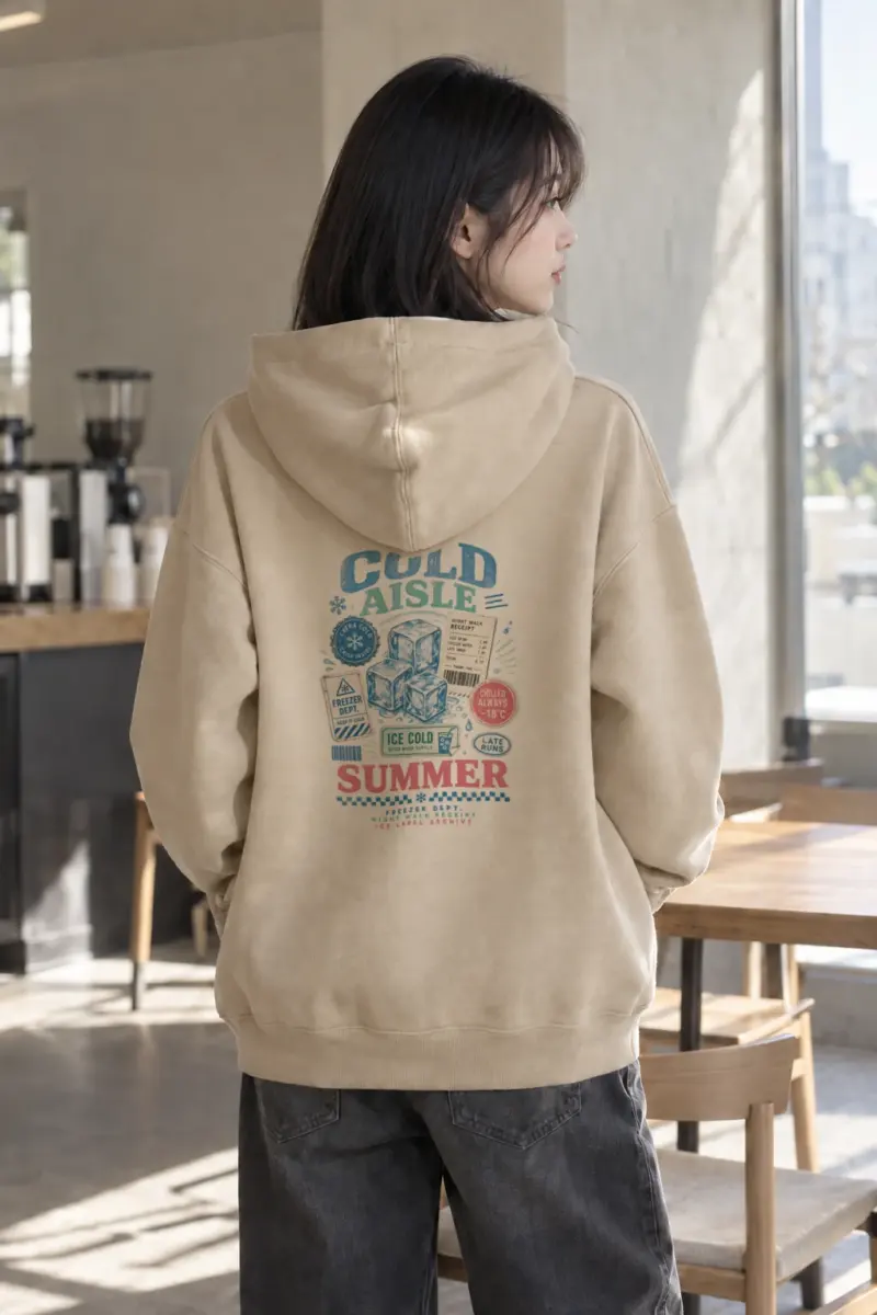"Ice Label Crew" Heavy Blend Unisex Pullover Hoodie | Gildan 18500