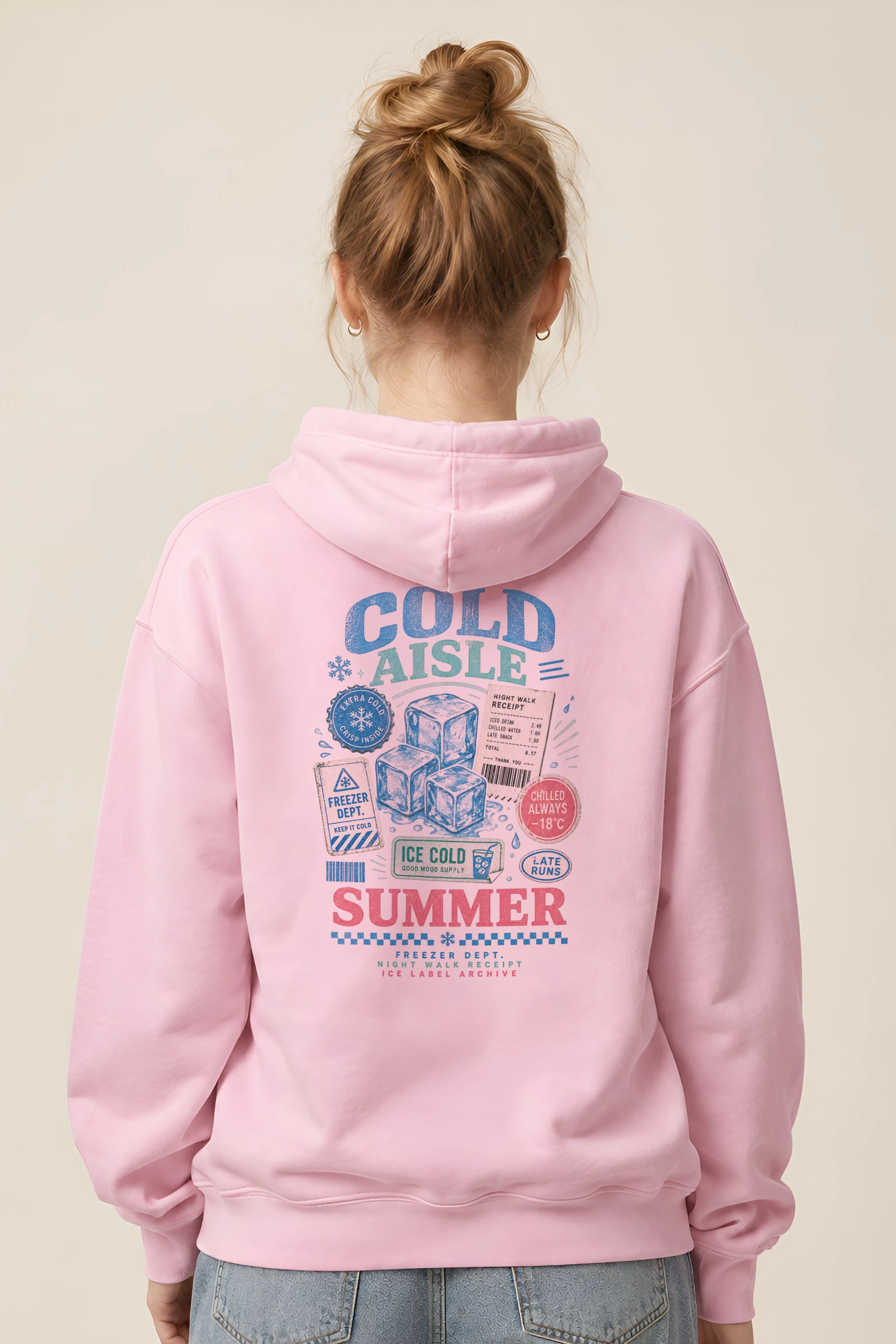"Ice Label Crew" 1 Pullover Hoodie