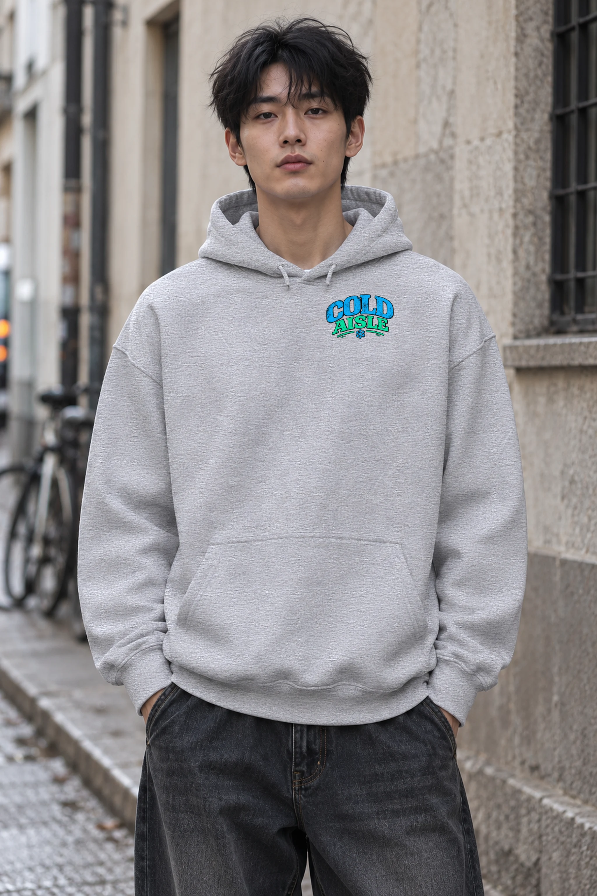 "Ice Label Crew" 1 Pullover Hoodie