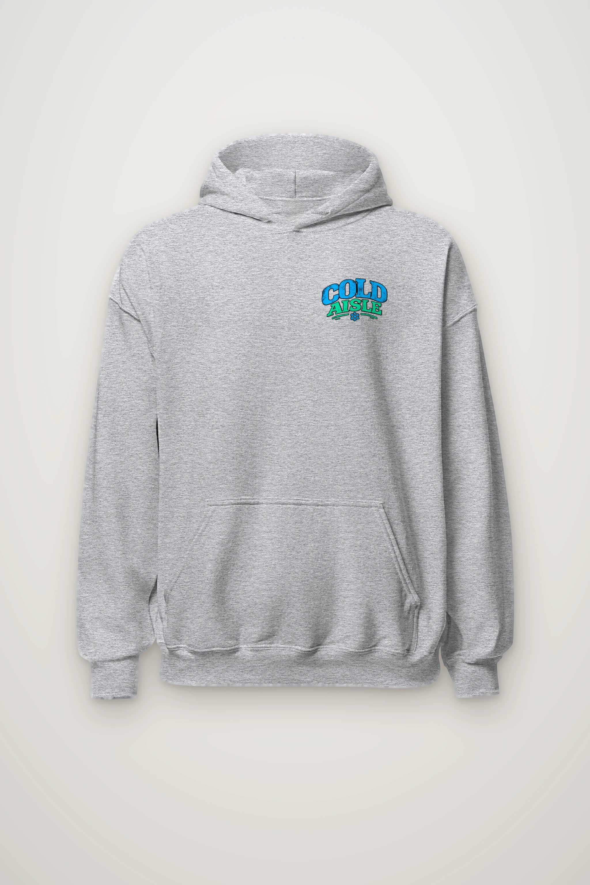 "Ice Label Crew" Heavy Blend Unisex Pullover Hoodie