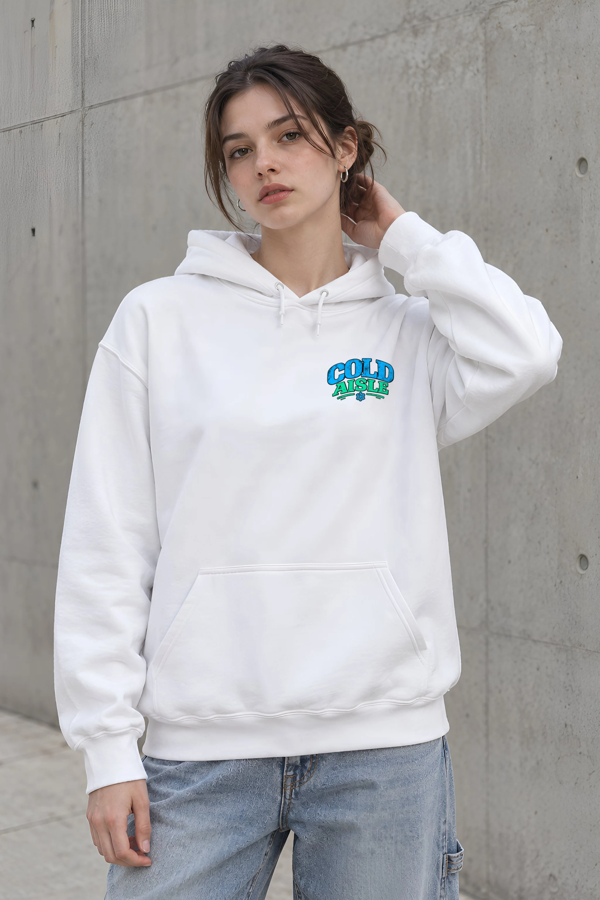 "Ice Label Crew" 1 Pullover Hoodie