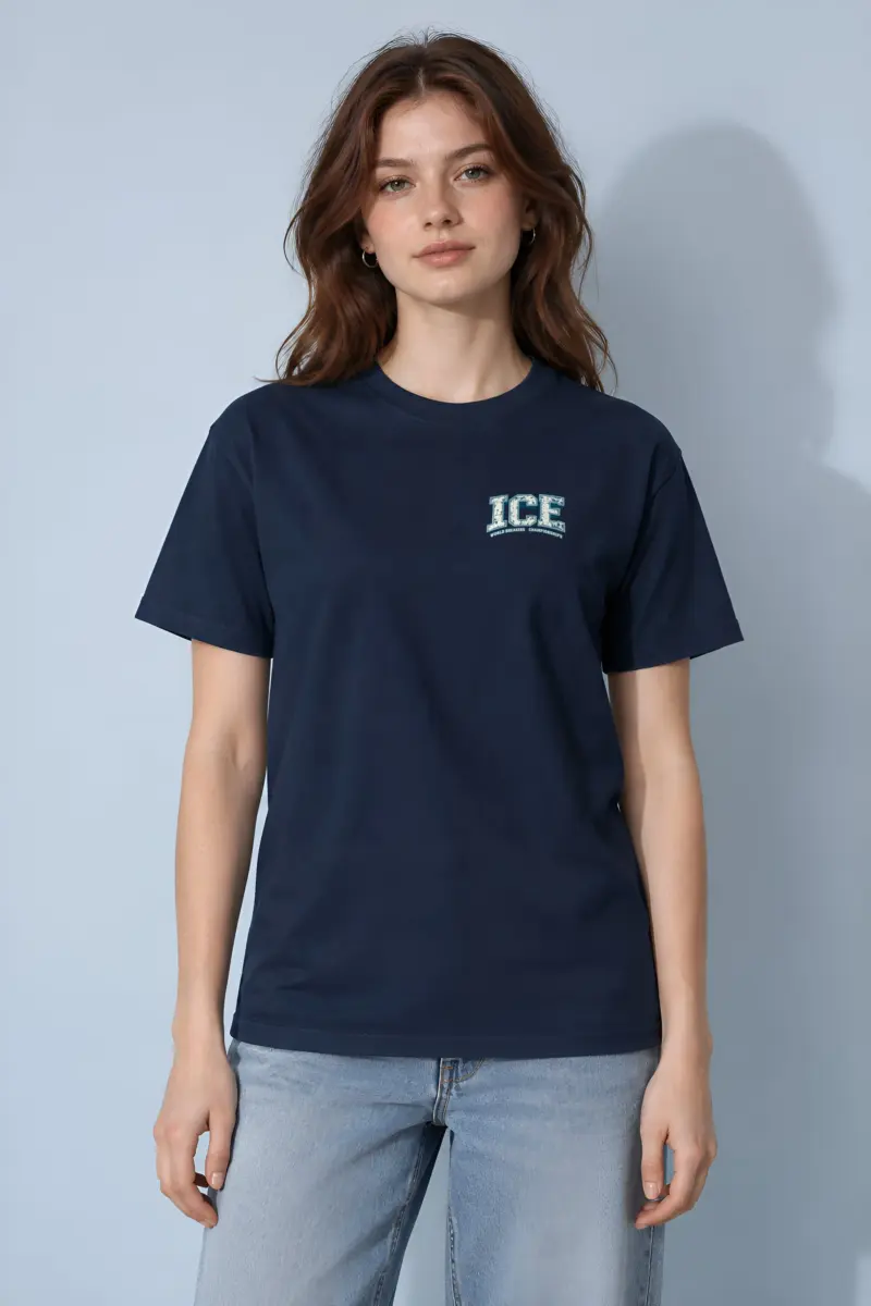"Ice Rink Action" Heavyweight Unisex Crewneck T-shirt