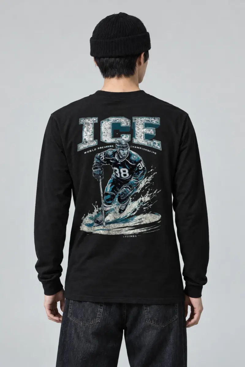 "Ice Rink Motion" Unisex Longsleeve T-shirt | Gildan 2400