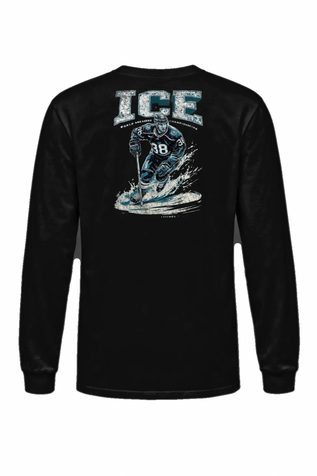 "Ice Rink Motion" Unisex Longsleeve T-shirt | Gildan 2400