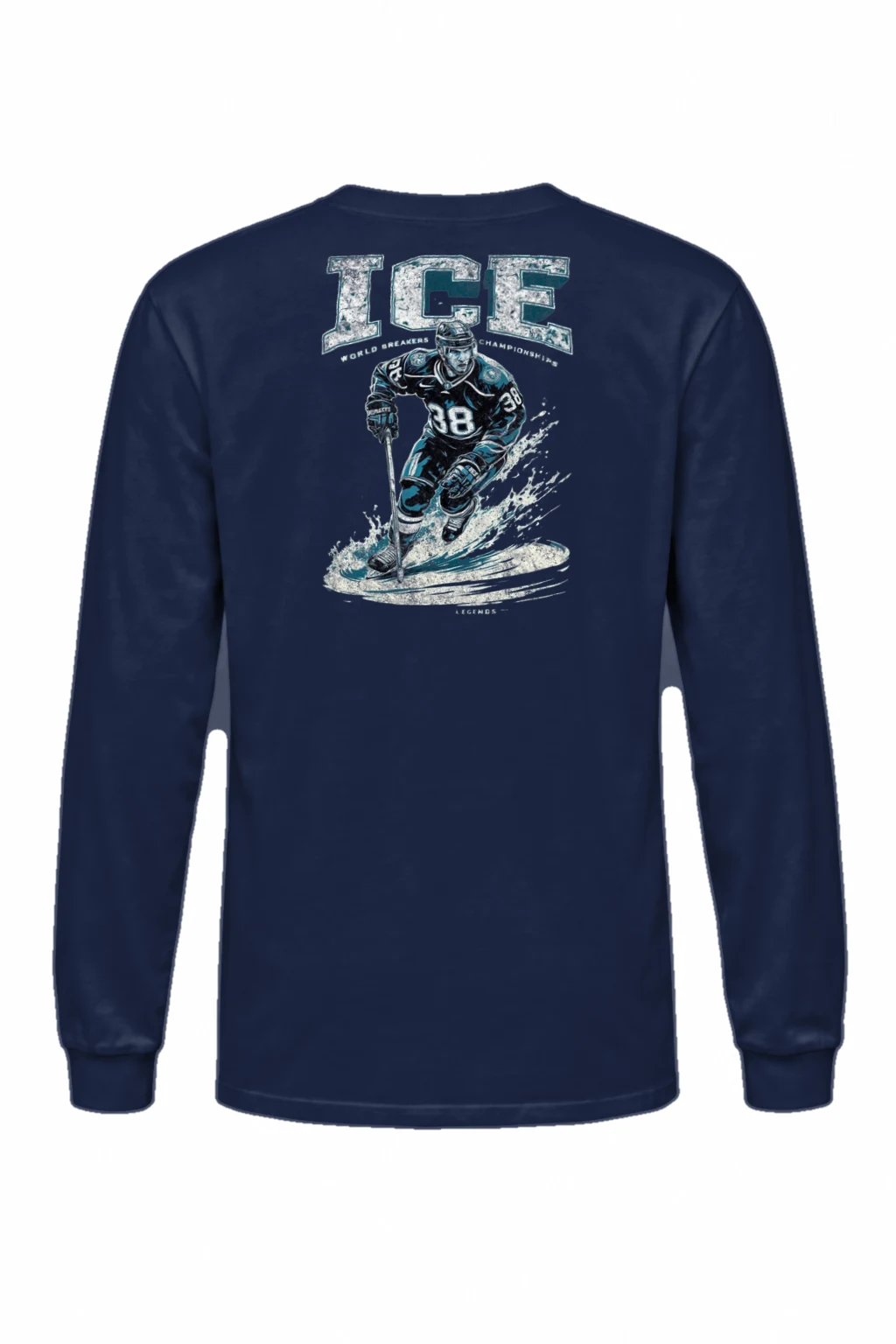 "Ice Rink Motion" Unisex Longsleeve T-shirt | Gildan 2400