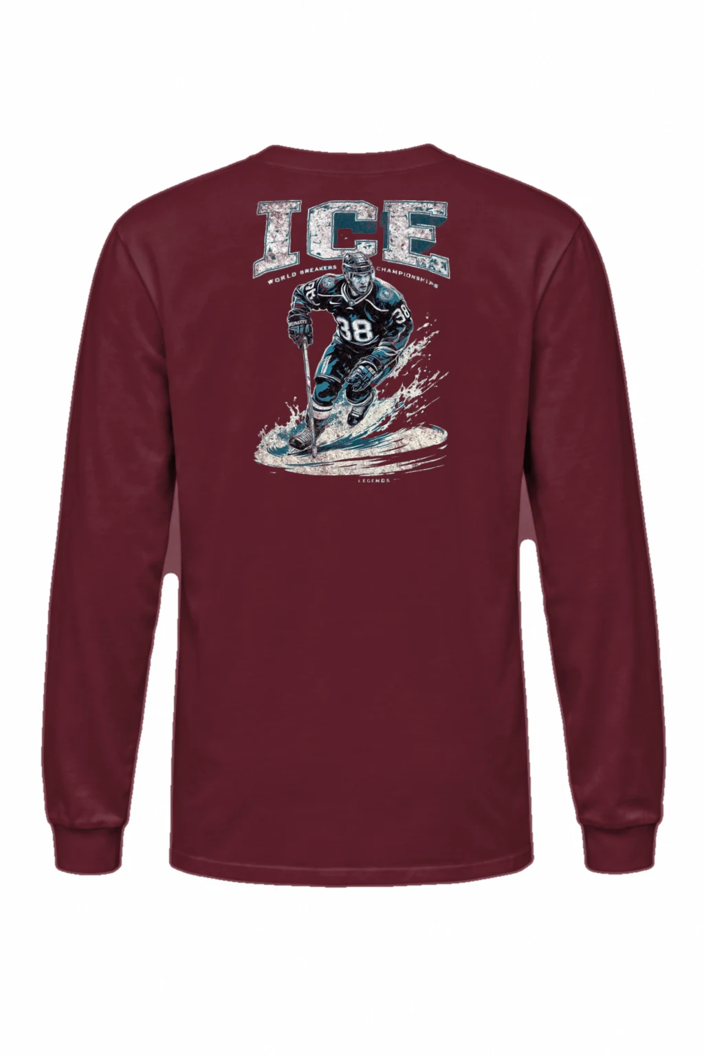 "Ice Rink Motion" Unisex Longsleeve T-shirt | Gildan 2400