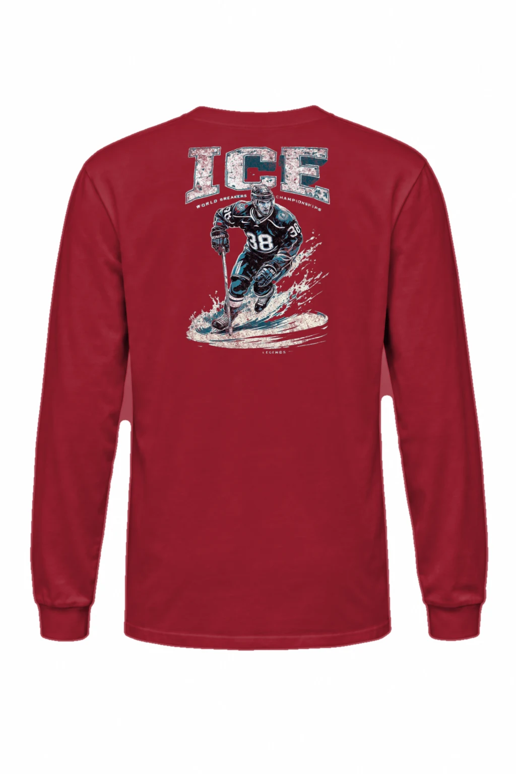"Ice Rink Motion" Unisex Longsleeve T-shirt | Gildan 2400