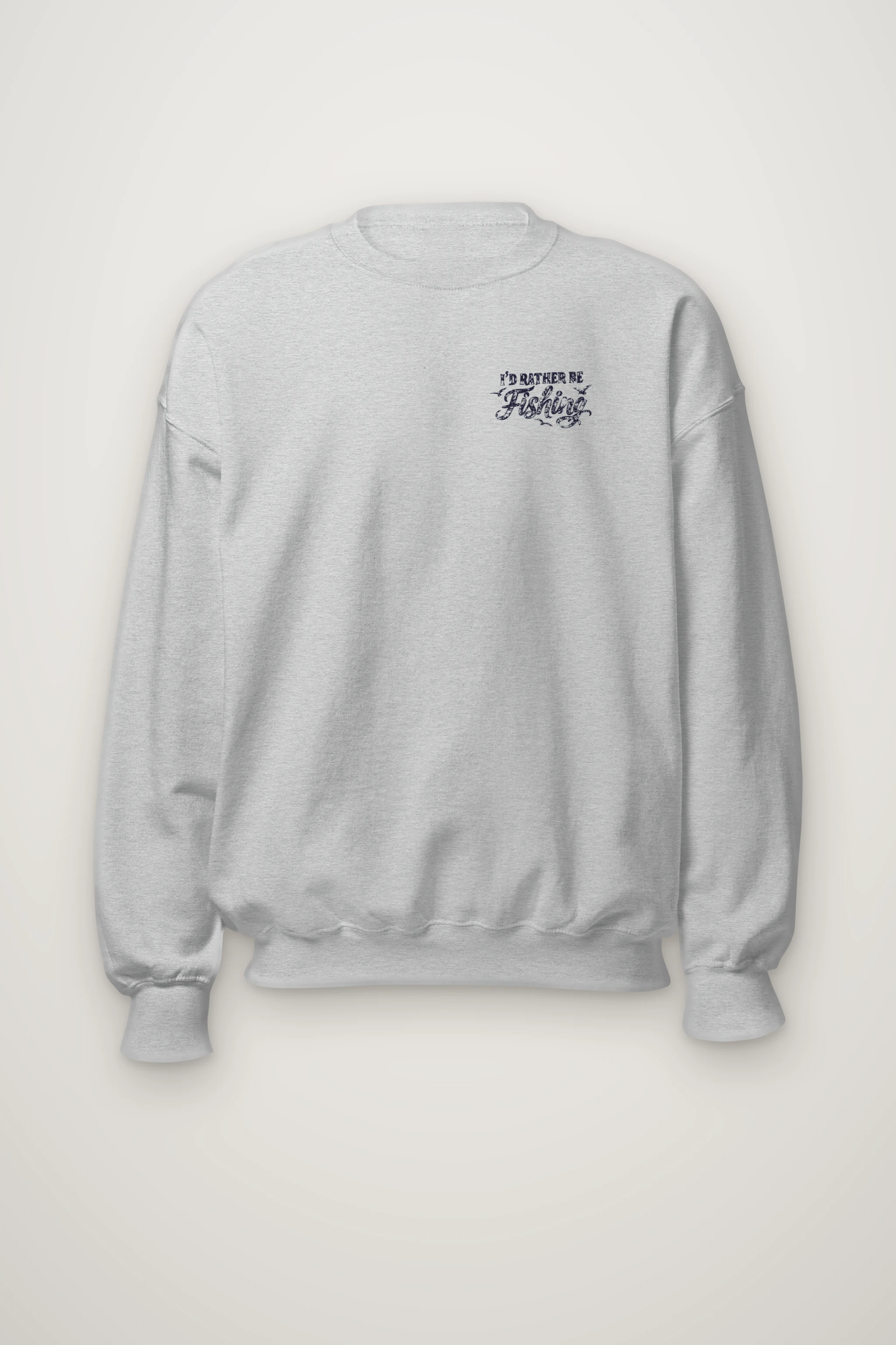 "I’d Rather Be Fishing" Heavy Blend Unisex Crewneck Sweatshirt