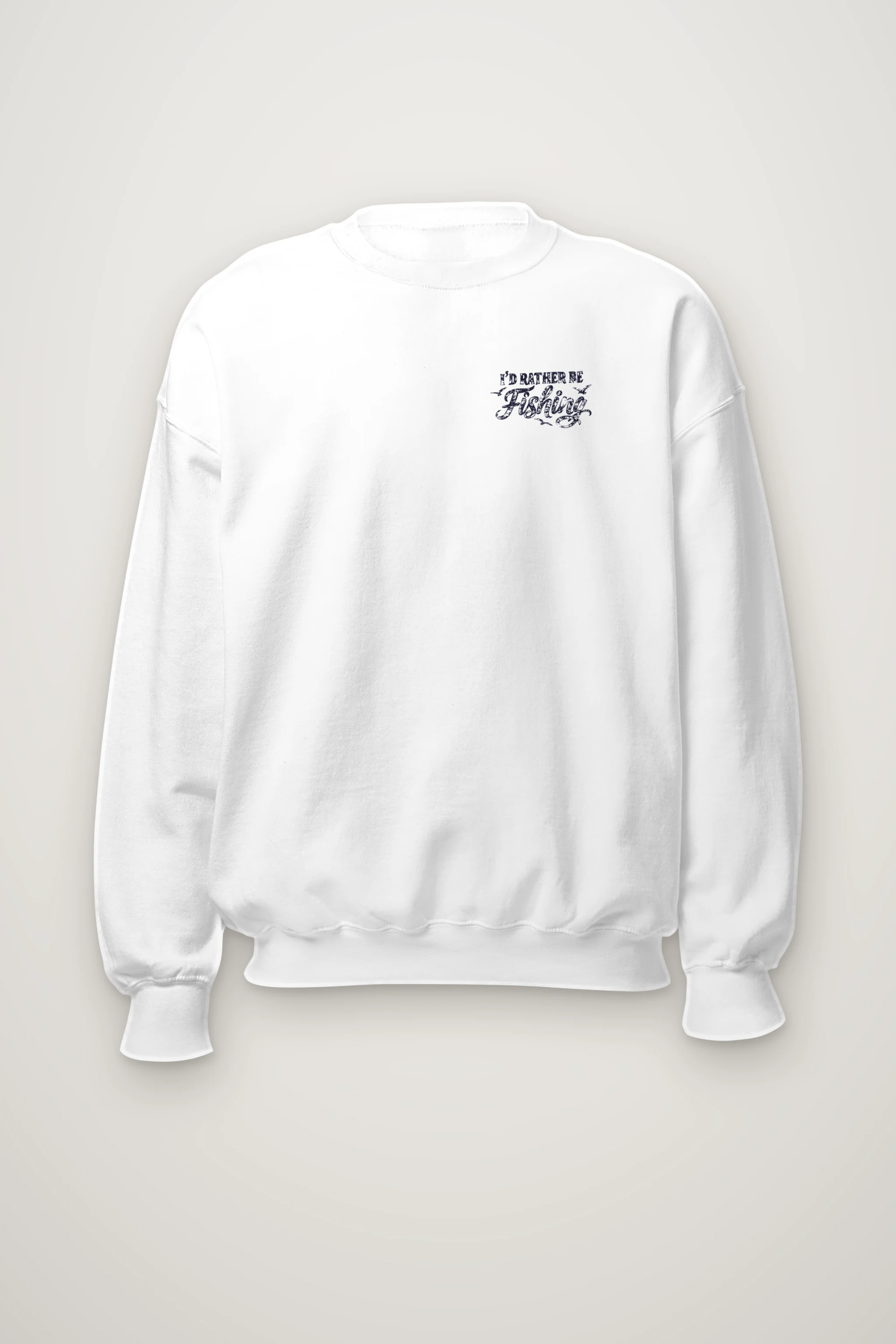 "I’d Rather Be Fishing" Heavy Blend Unisex Crewneck Sweatshirt