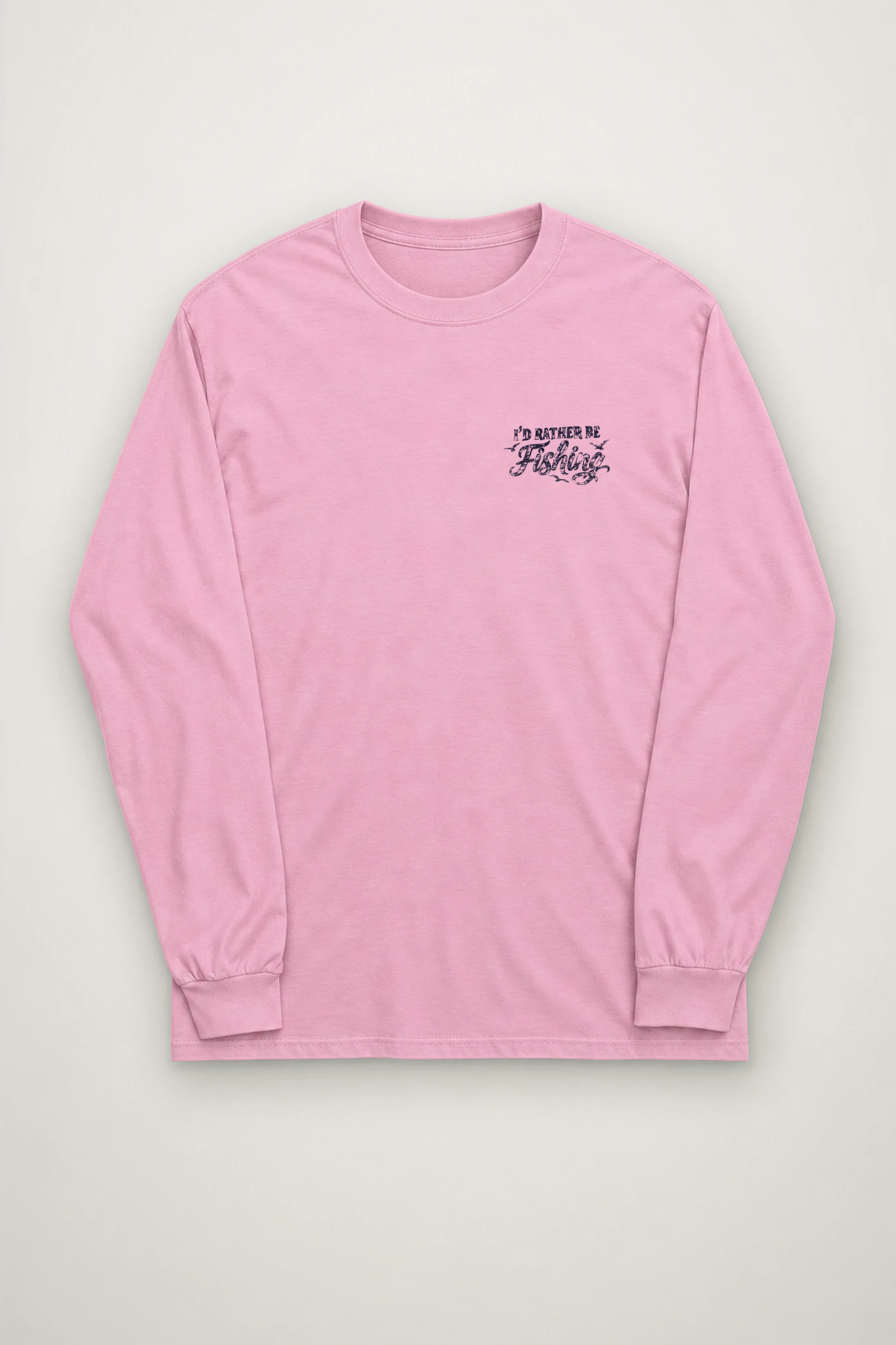 "I'd Rather Be Fishing" Unisex Longsleeve T-shirt