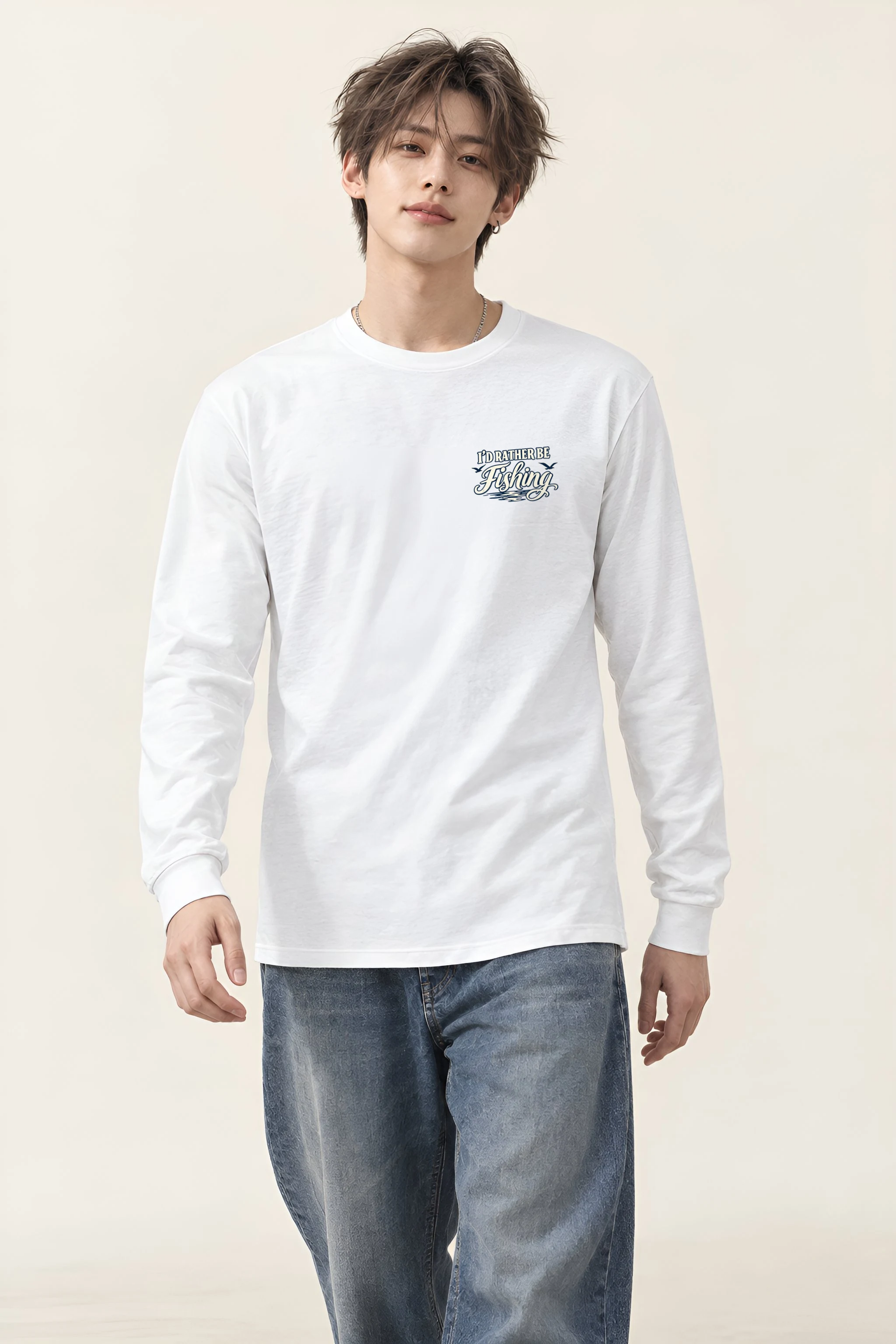 "I’d Rather Be Fishing" Unisex Longsleeve T-shirt