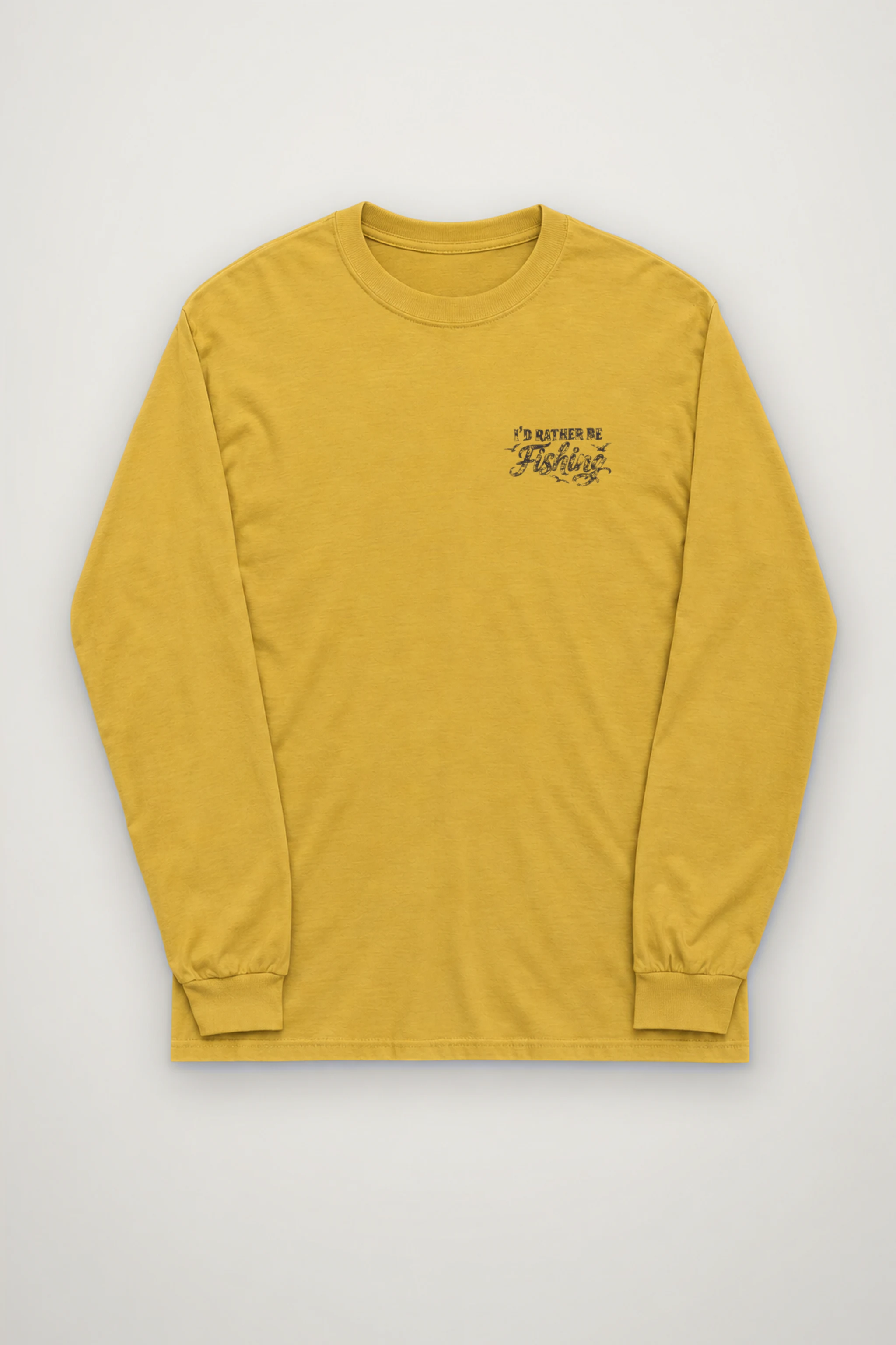 "I'd Rather Be Fishing" Unisex Longsleeve T-shirt