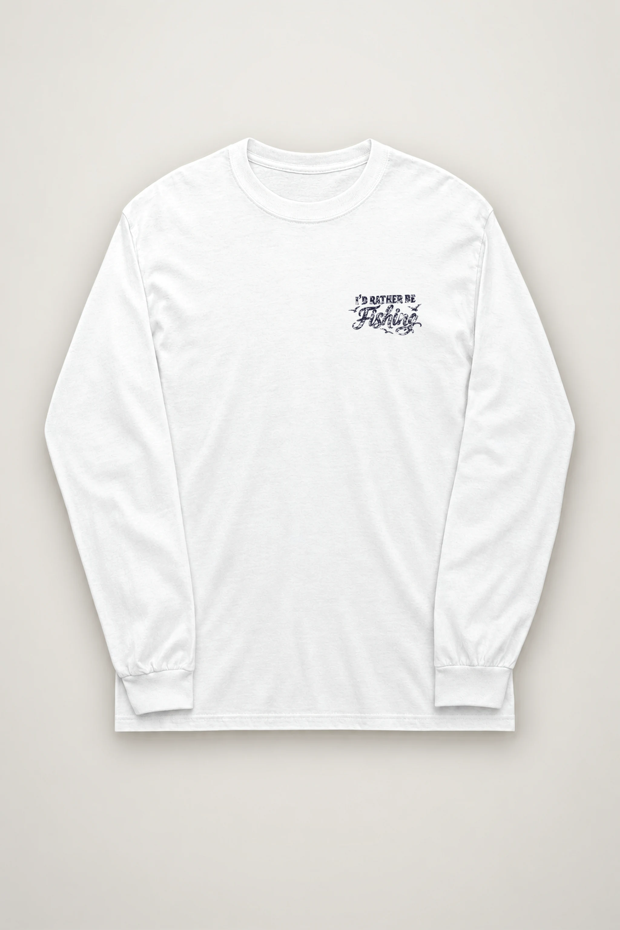 "I'd Rather Be Fishing" Unisex Longsleeve T-shirt