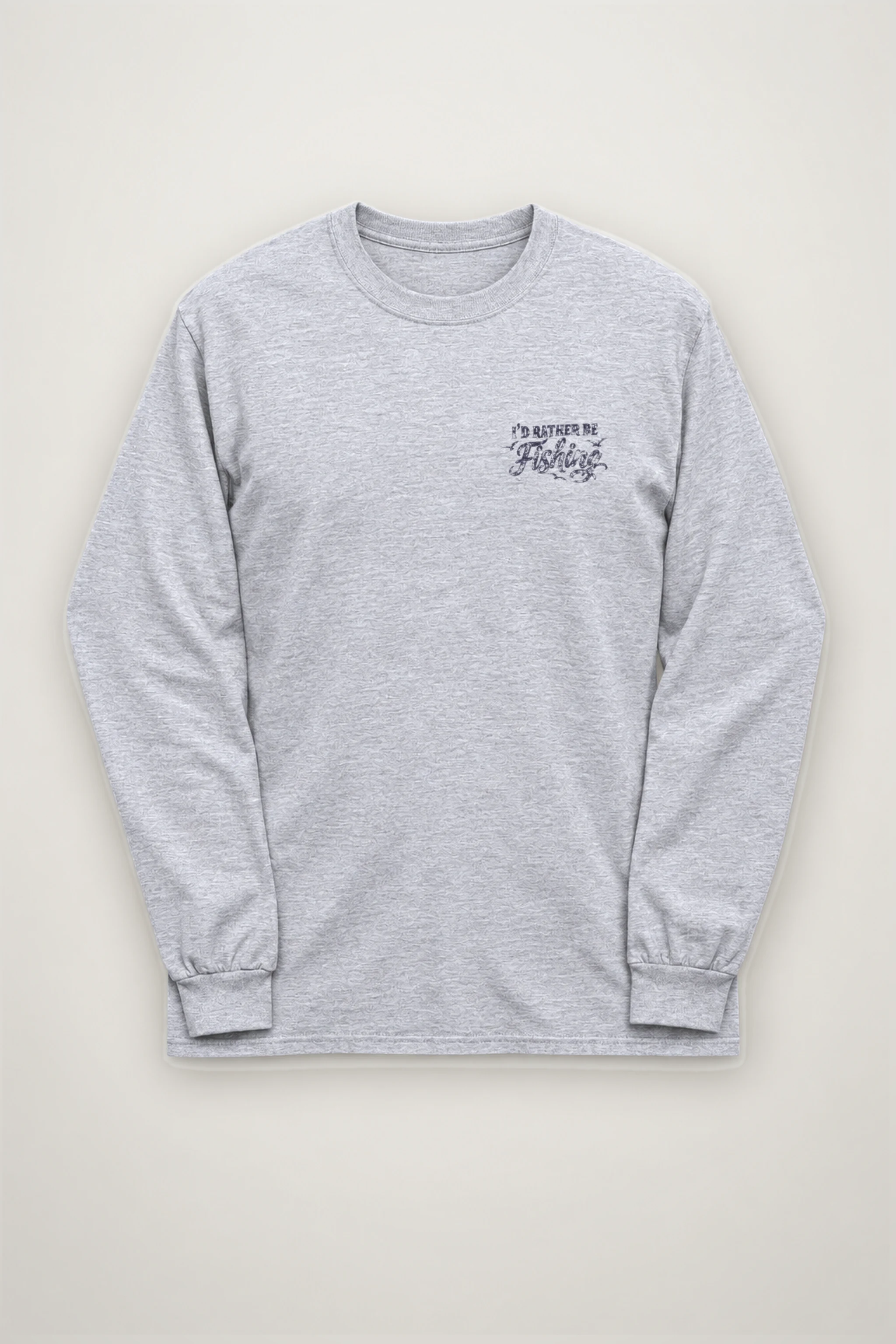 "I'd Rather Be Fishing" Unisex Longsleeve T-shirt