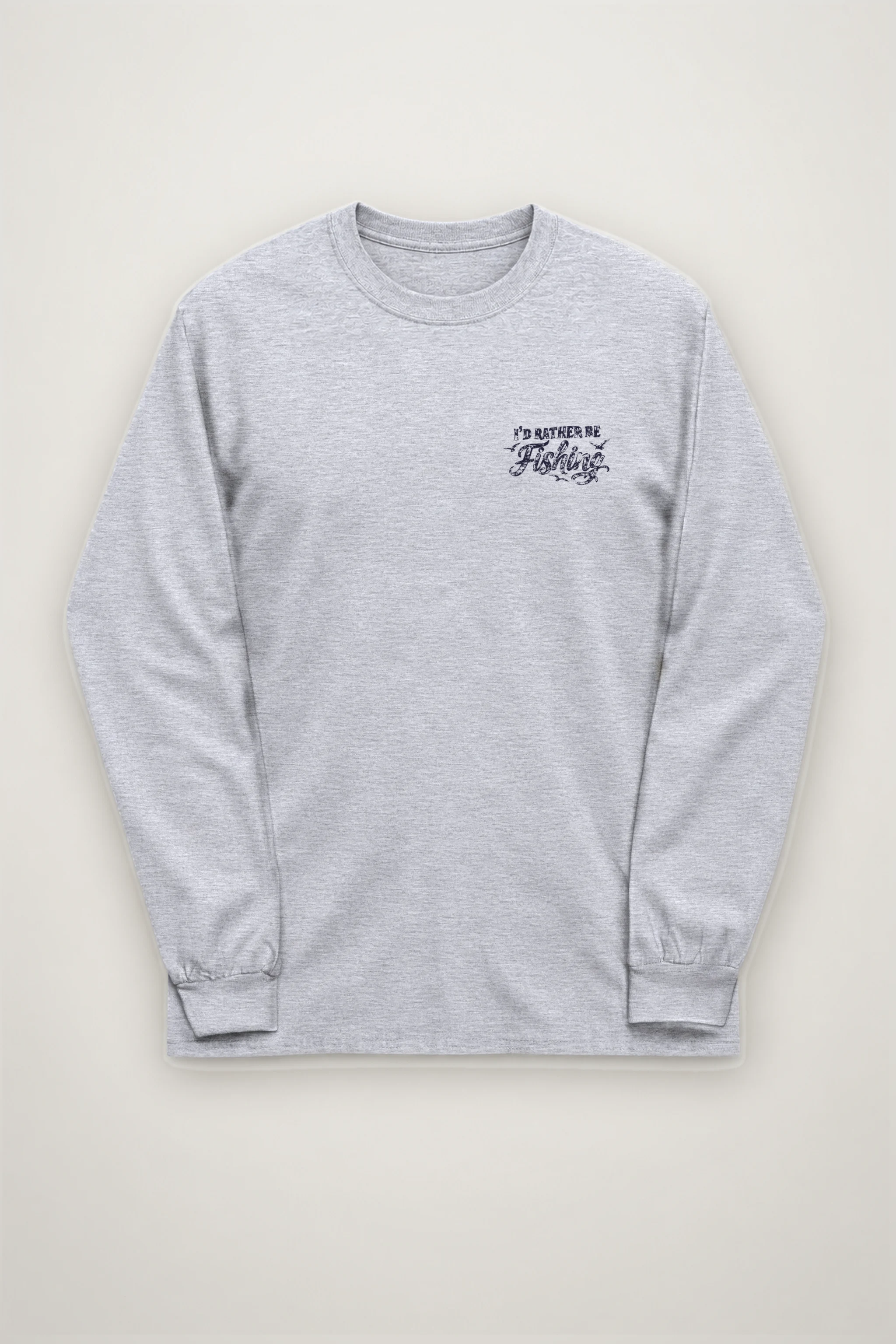"I'd Rather Be Fishing" Unisex Longsleeve T-shirt