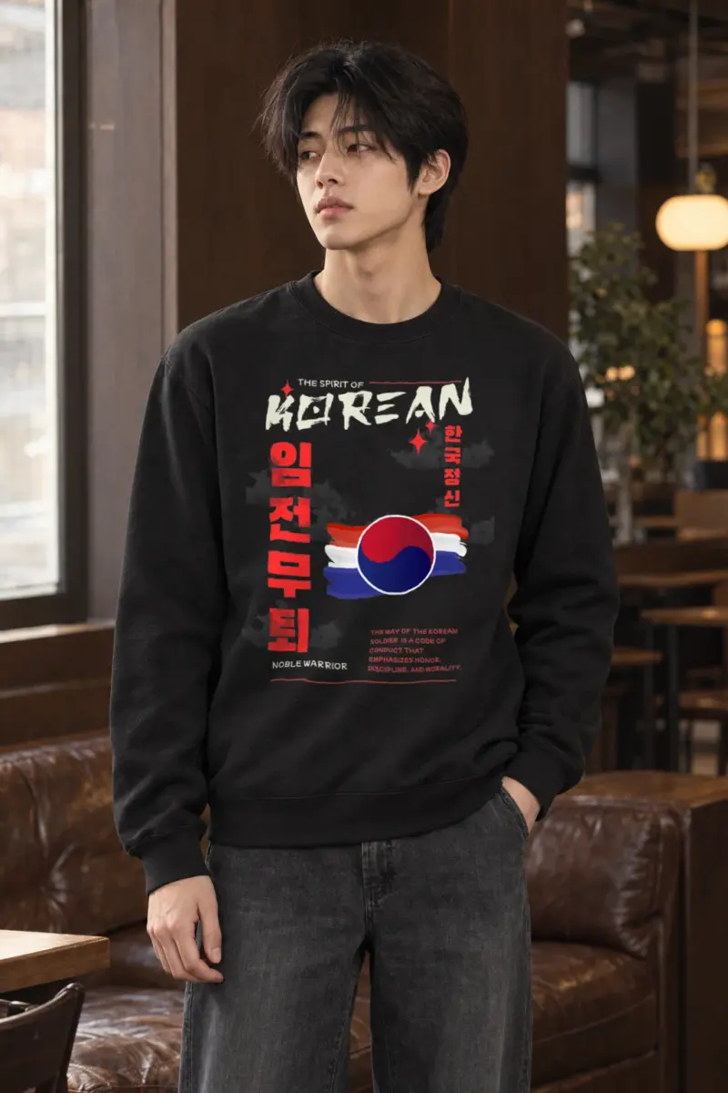 "Iljeonmutoe Spirit" Heavy Blend Unisex Crewneck Sweatshirt