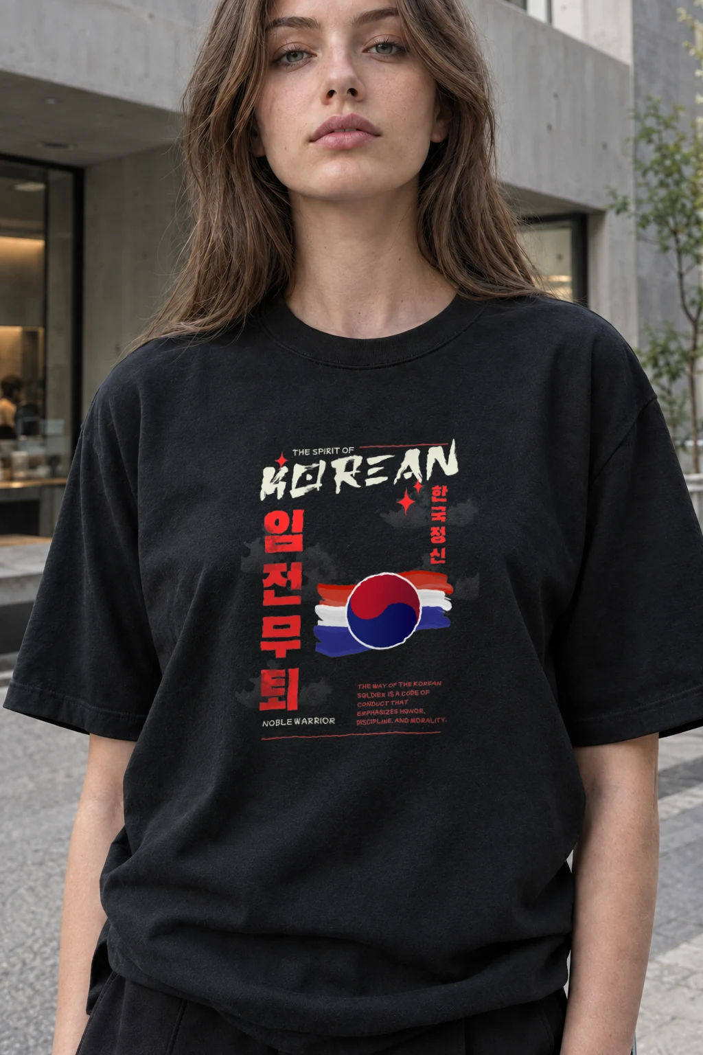 "Iljeonmutoi Code" Heavyweight Unisex Crewneck T-shirt | Gildan 5000