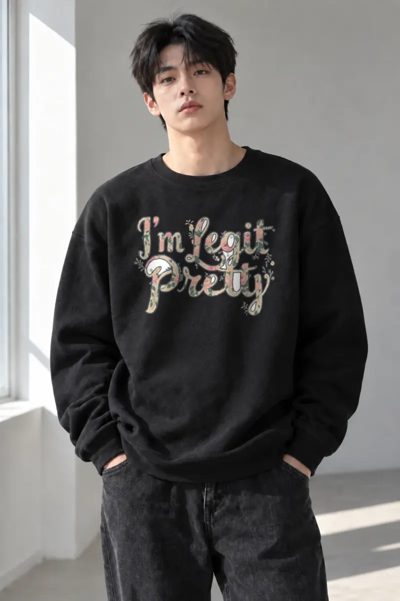 “I’m Late Party” Heavy Blend Unisex Crewneck Sweatshirt | Gildan 18000