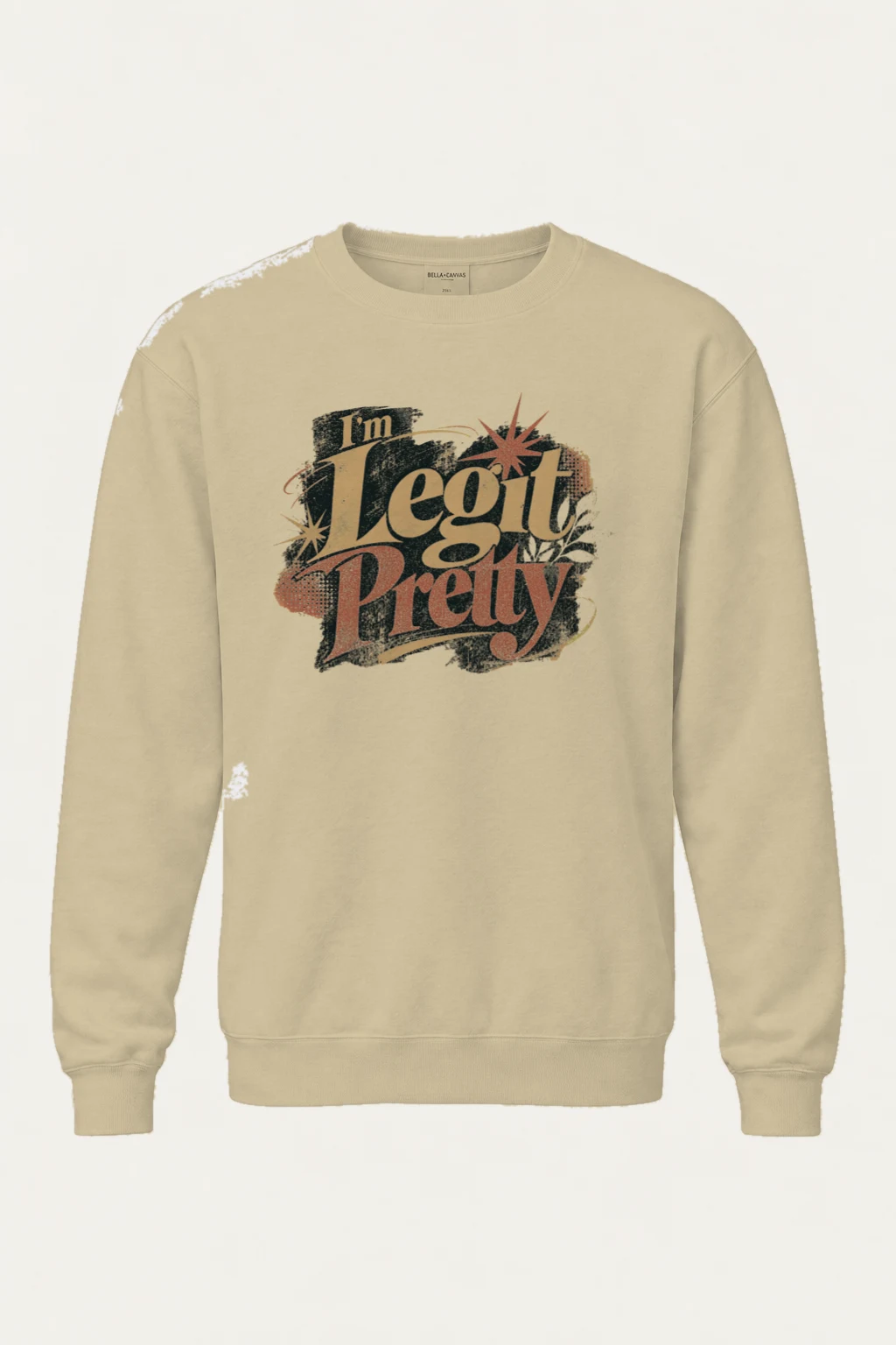 "I'm Legit Pretty" Heavy Blend Unisex Crewneck Sweatshirt | Gildan 18000