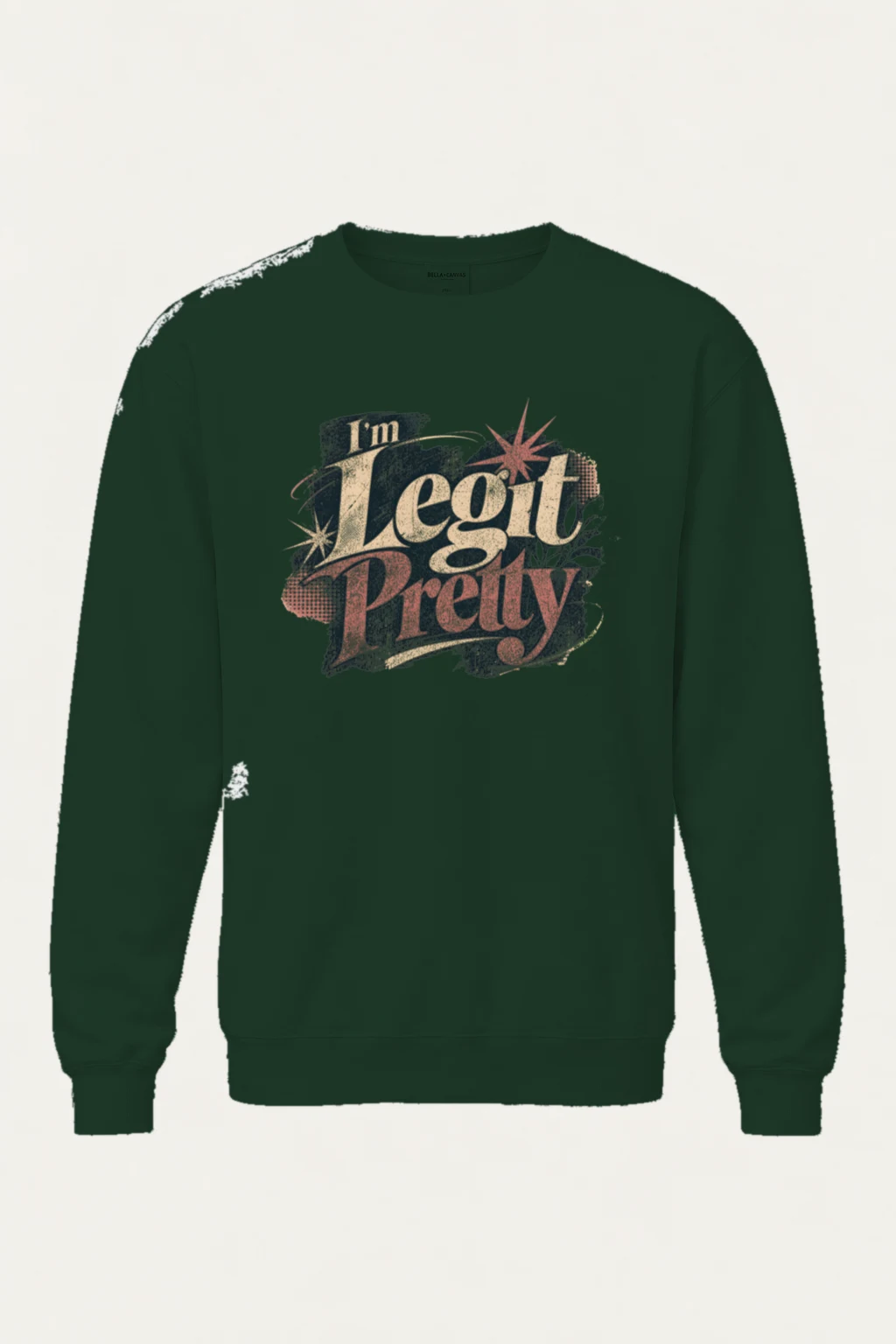 "I'm Legit Pretty" Heavy Blend Unisex Crewneck Sweatshirt | Gildan 18000