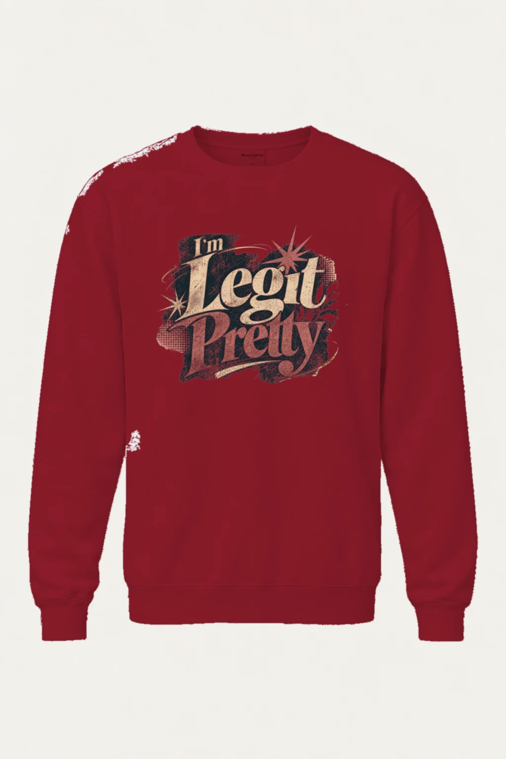 "I'm Legit Pretty" Heavy Blend Unisex Crewneck Sweatshirt | Gildan 18000