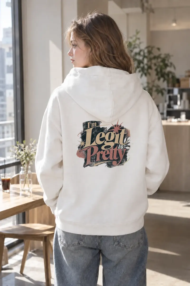 "I'm Legit Pretty" Heavy Blend Unisex Pullover Hoodie | Gildan 18500