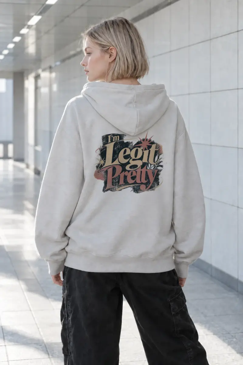 "I'm Legit Pretty" Heavy Blend Unisex Pullover Hoodie | Gildan 18500