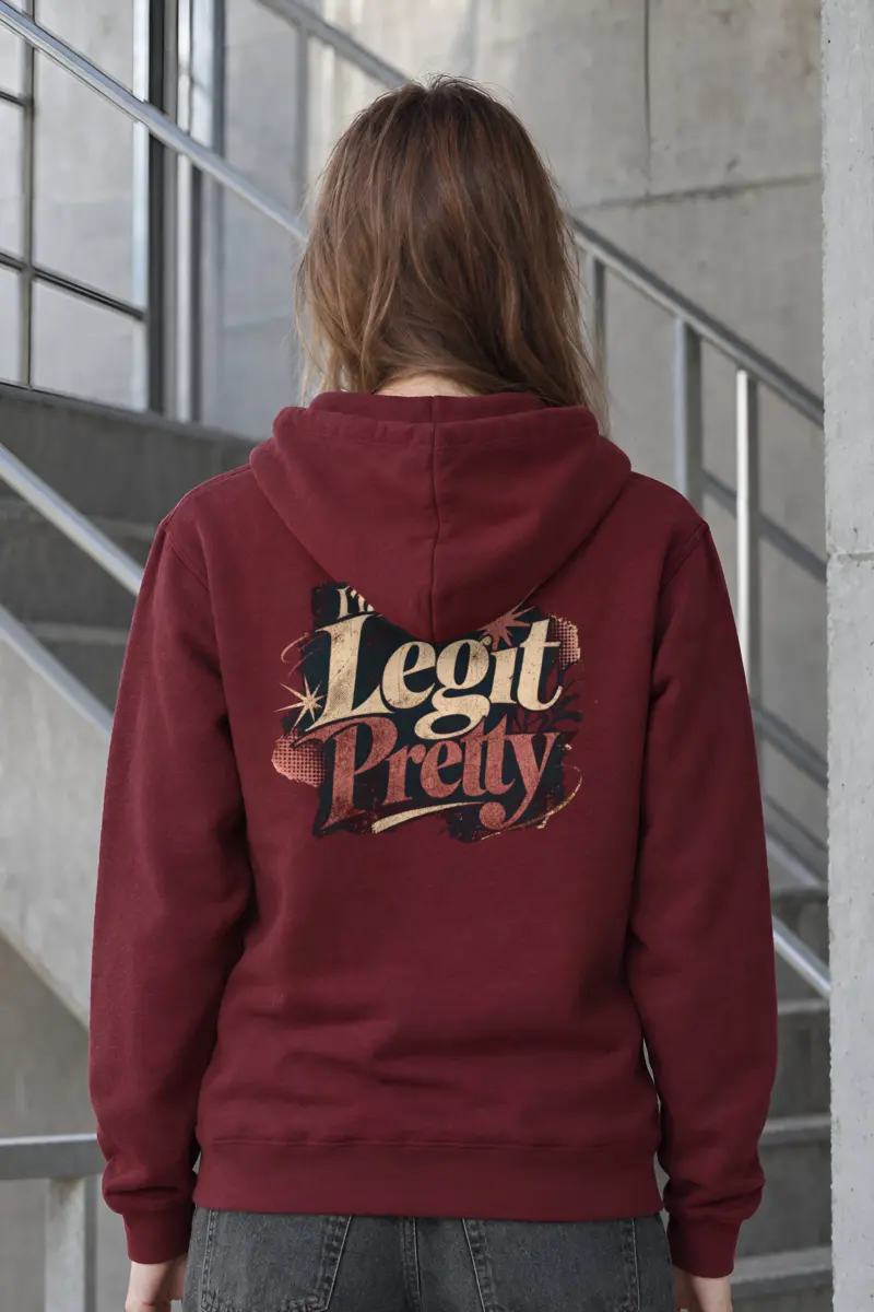 "I'm Legit Pretty" Heavy Blend Unisex Pullover Hoodie