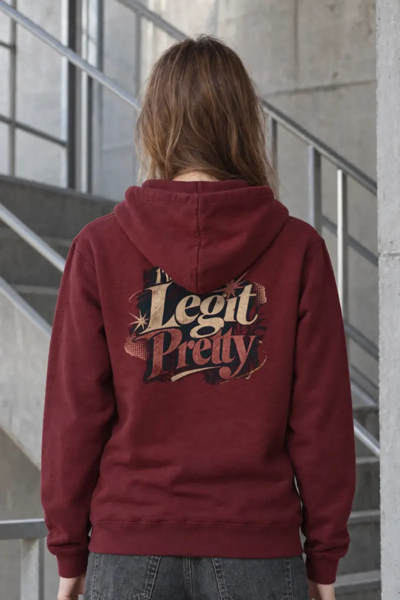 "I'm Legit Pretty" Heavy Blend Unisex Pullover Hoodie