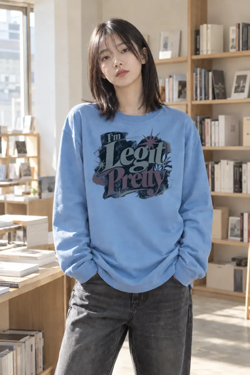 "I'm Legit Pretty" Unisex Longsleeve T-shirt | Gildan 2400