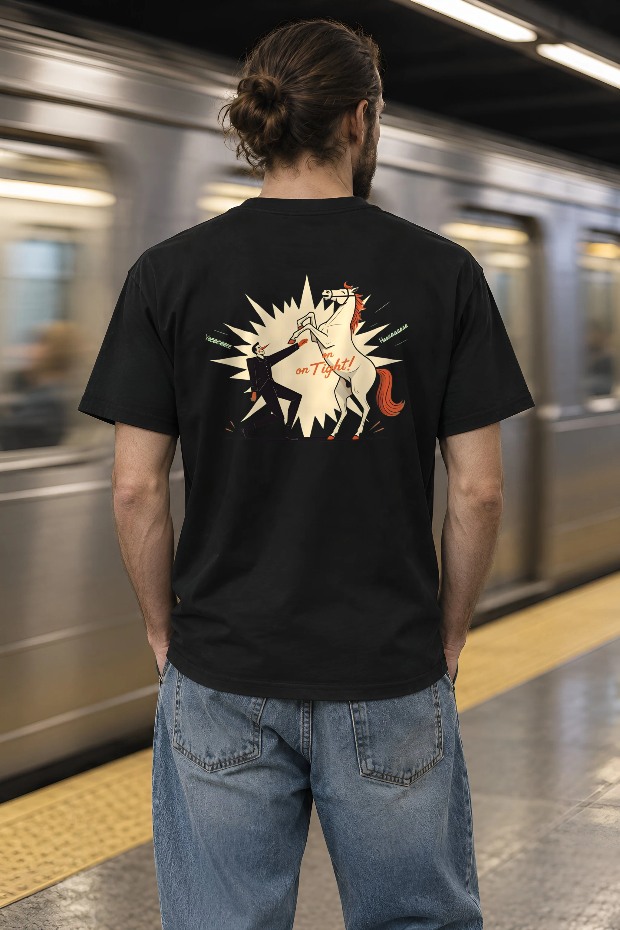 "I’m On Tight!" Heavyweight Unisex Crewneck T-shirt