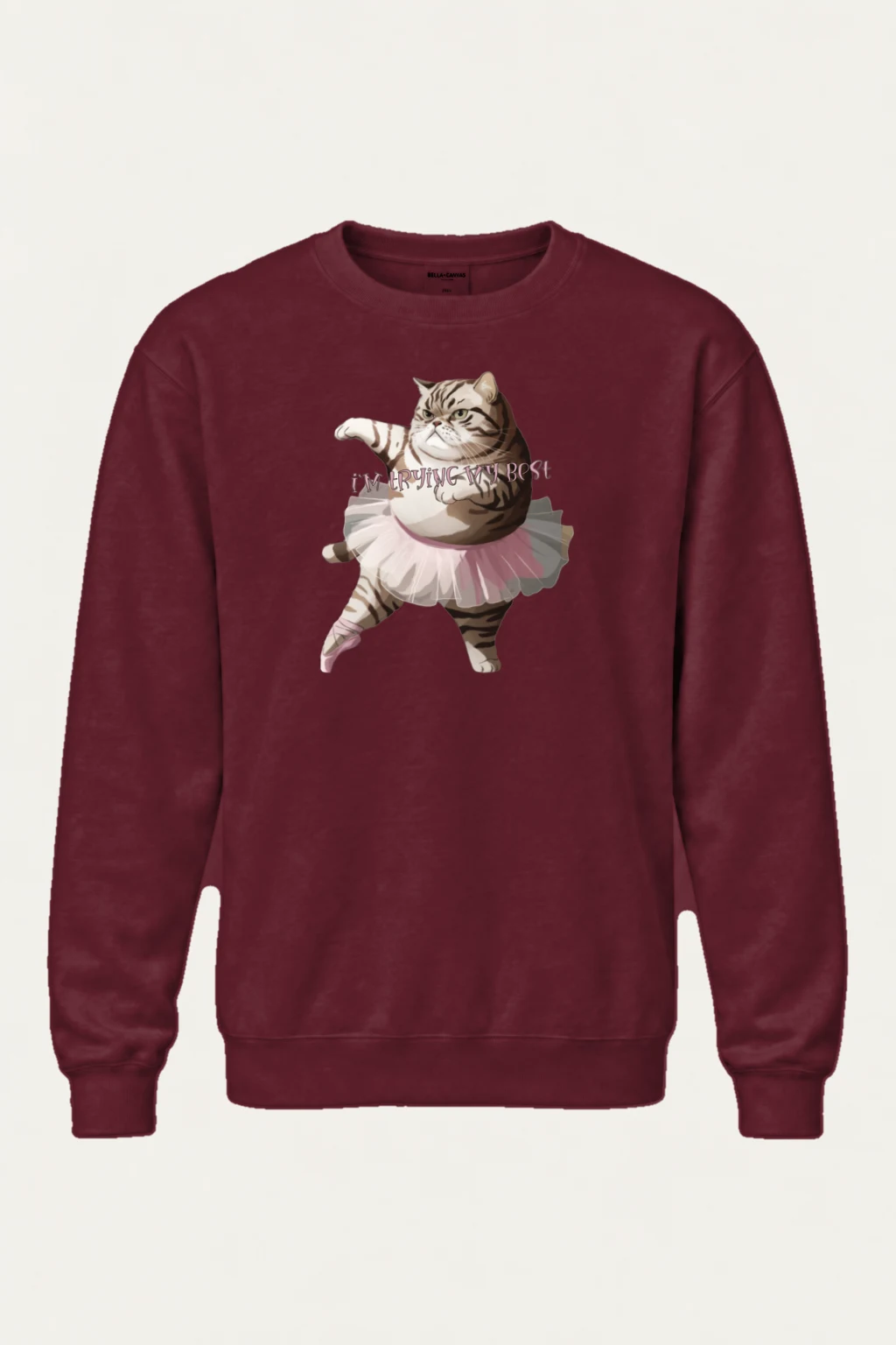 "I'm Trying My Best" Heavy Blend Unisex Crewneck Sweatshirt | Gildan 18000