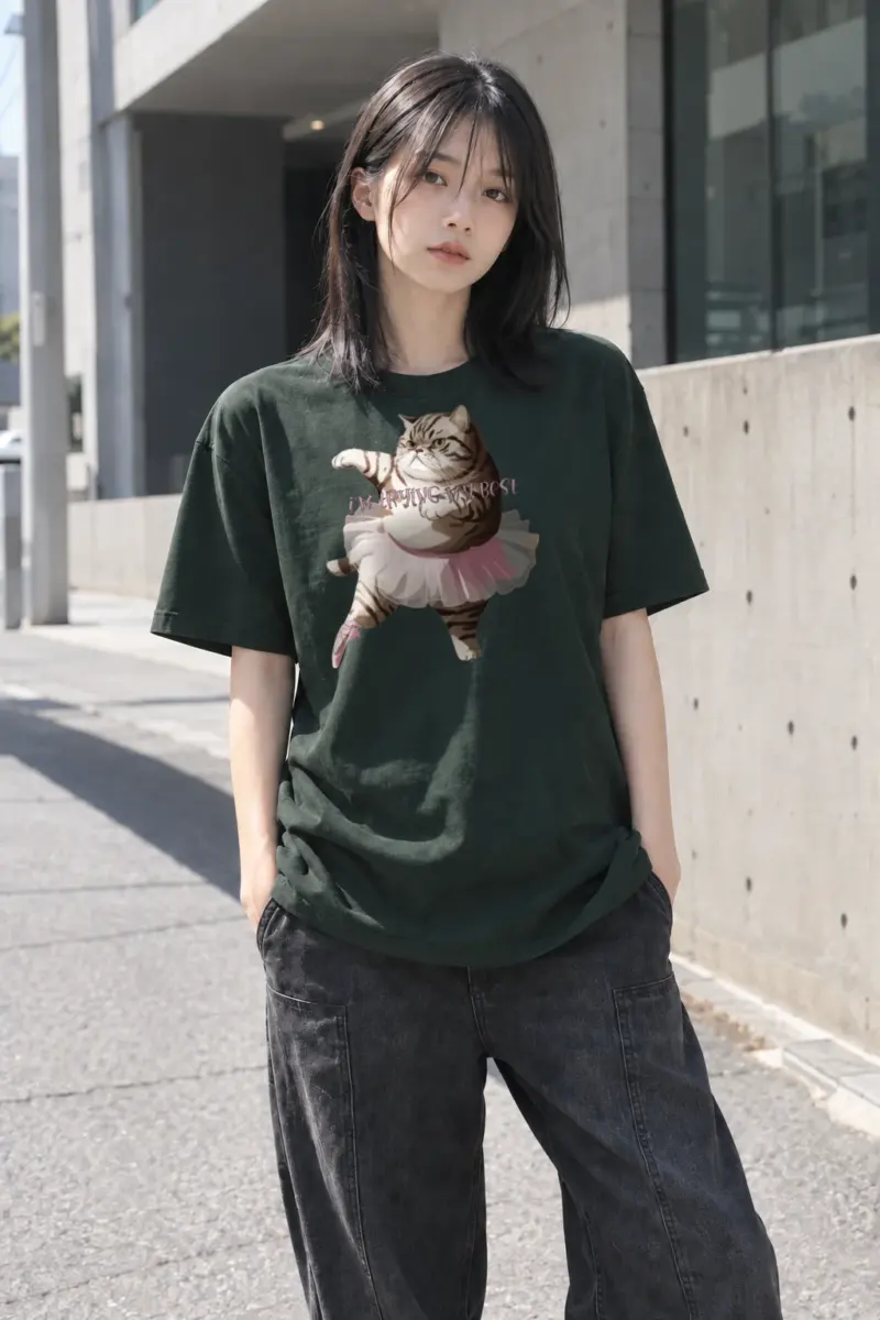 “I’m Trying My Best” Heavyweight Unisex Crewneck T-shirt | Gildan 5000