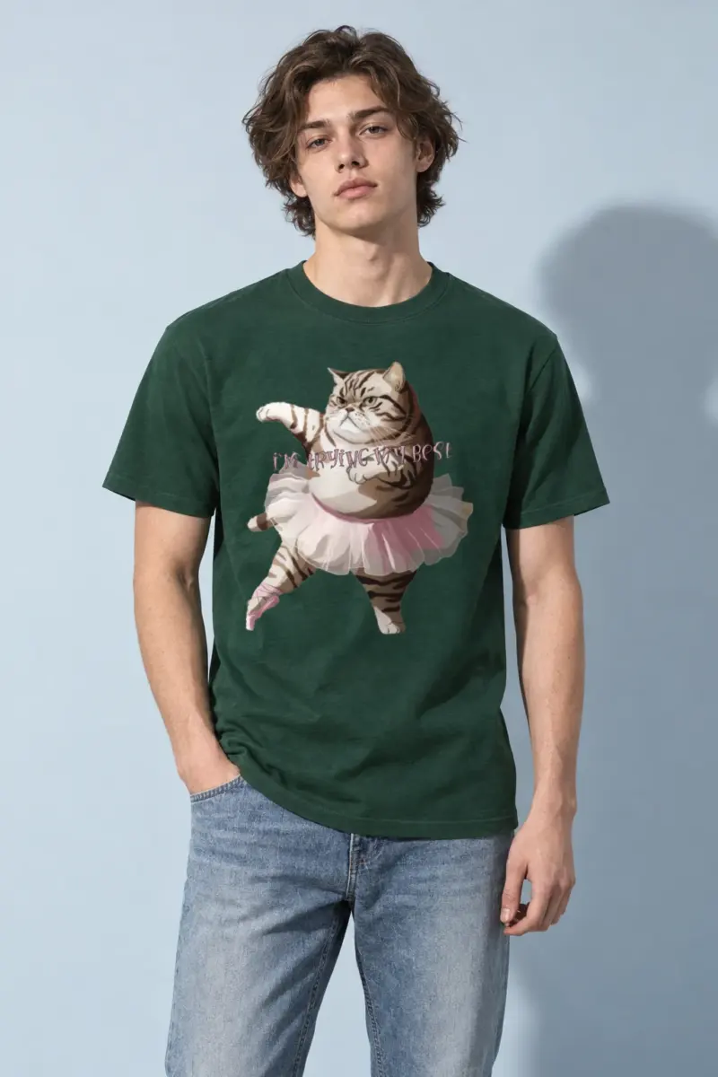 "I’m Trying My Best" Heavyweight Unisex Crewneck T-shirt