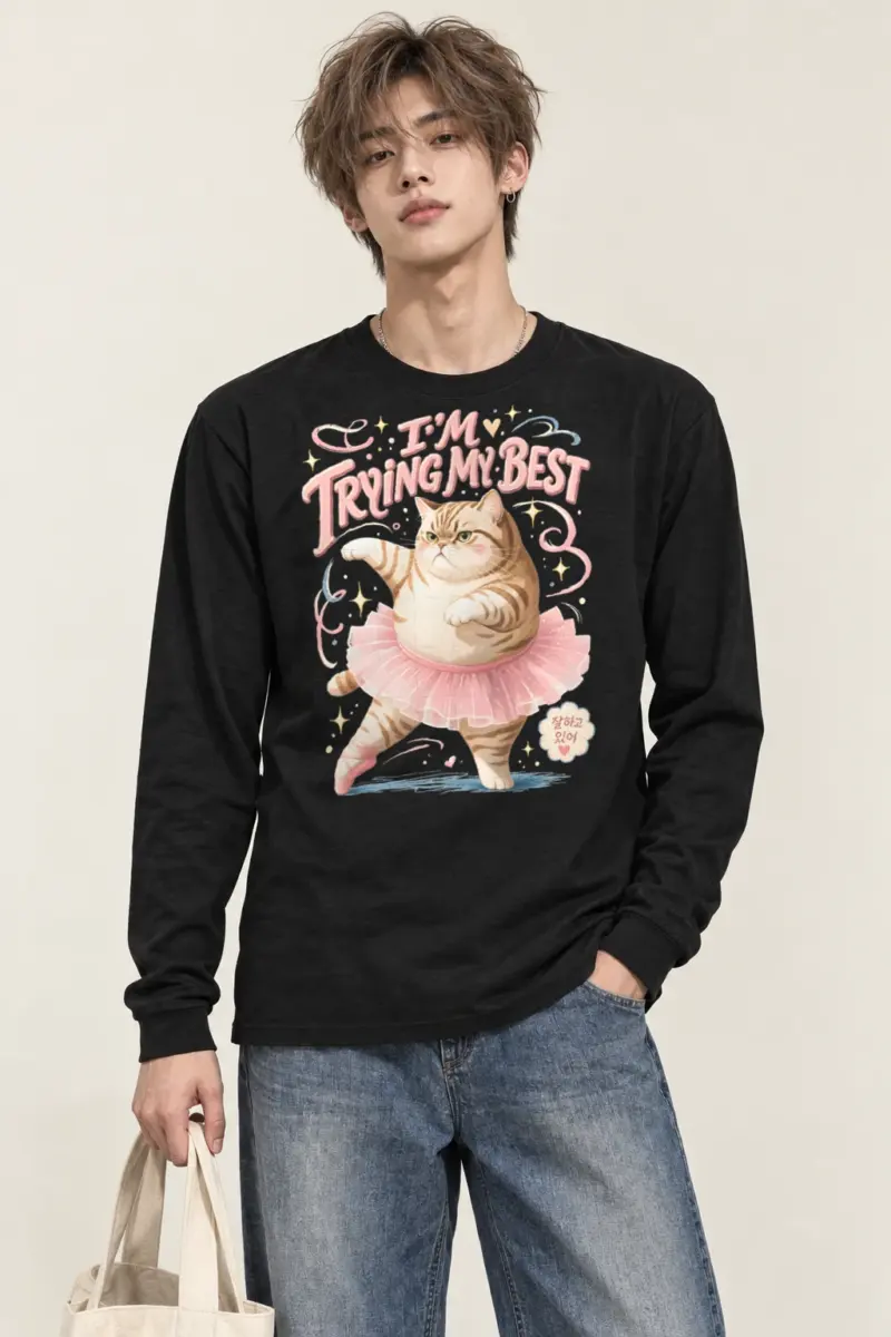 "I’m Trying My Best" Unisex Longsleeve T-shirt