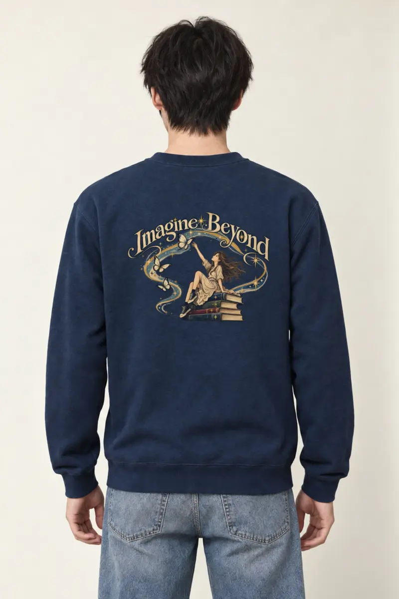 "Imagine Beyond" Heavy Blend Unisex Crewneck Sweatshirt